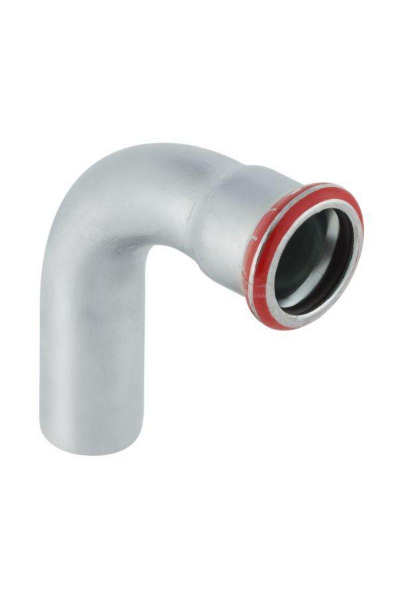 Bend 90° with 1 socket, electro-galvanized, Mapress - 12 ELBOW 90° MAPRESS CARBON ST 1-SOCKET