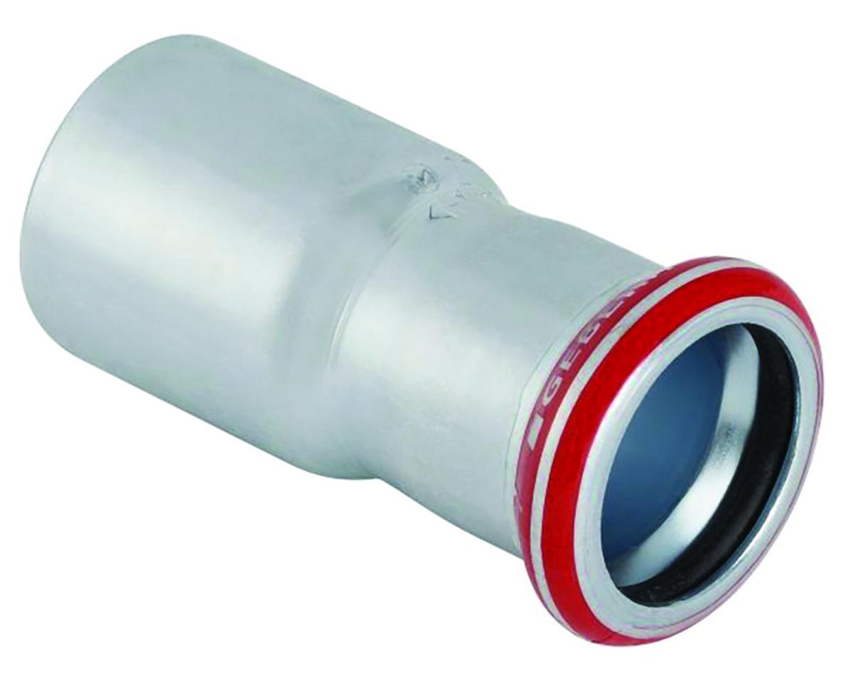 Reduction with smooth end, electro-galvanized, Mapress - 54X28 REDUCER MA-PRESS CARBON STEEL, 1-SOCKET