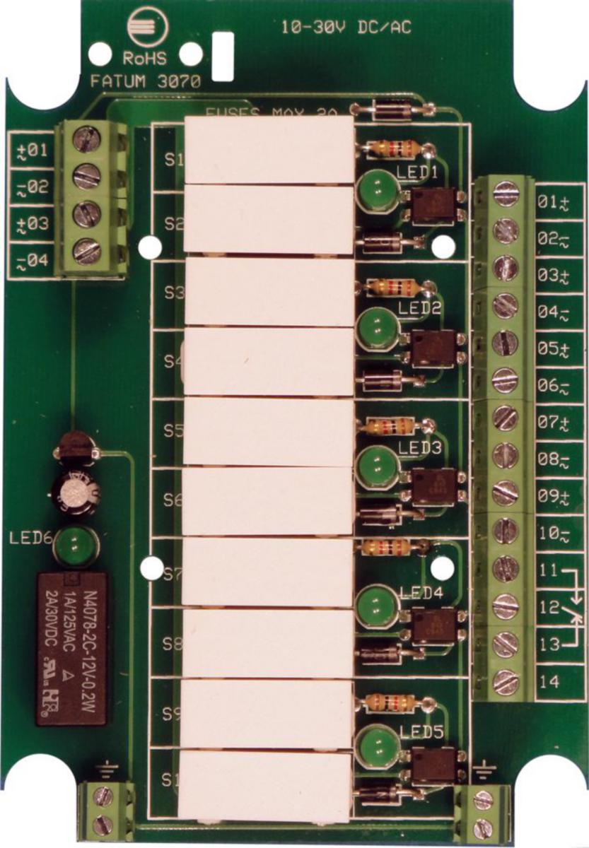 Säkringsplint 10-30V DC/AC - SÄKRINGSPL. 20-30V DC/AC SKRUV FATUM MODUL