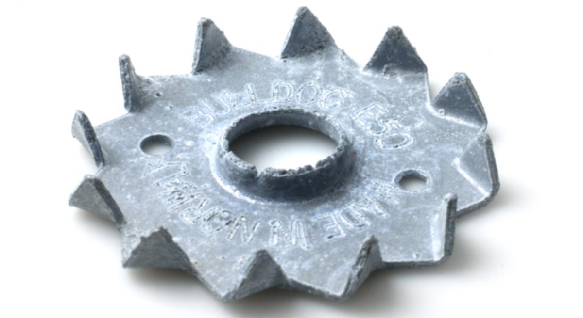 Tandbricka Bulldog, ensidig - BRICKA BULLDOG 1-SID 75X16 FZV F100