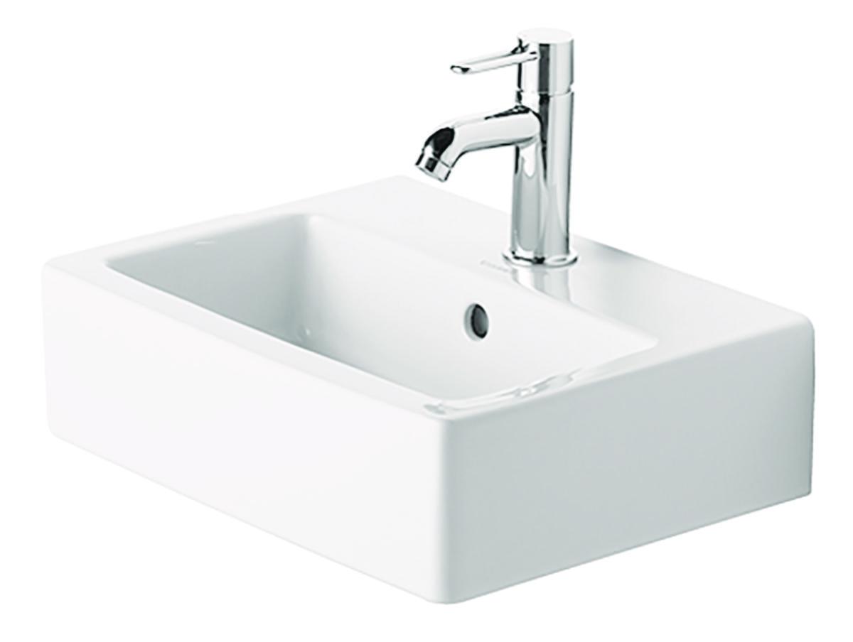 Tvättställ Vero, Duravit - DURAVIT TV.STÄLL VERO 45CM M.CENTRERAT HÅL F.BL