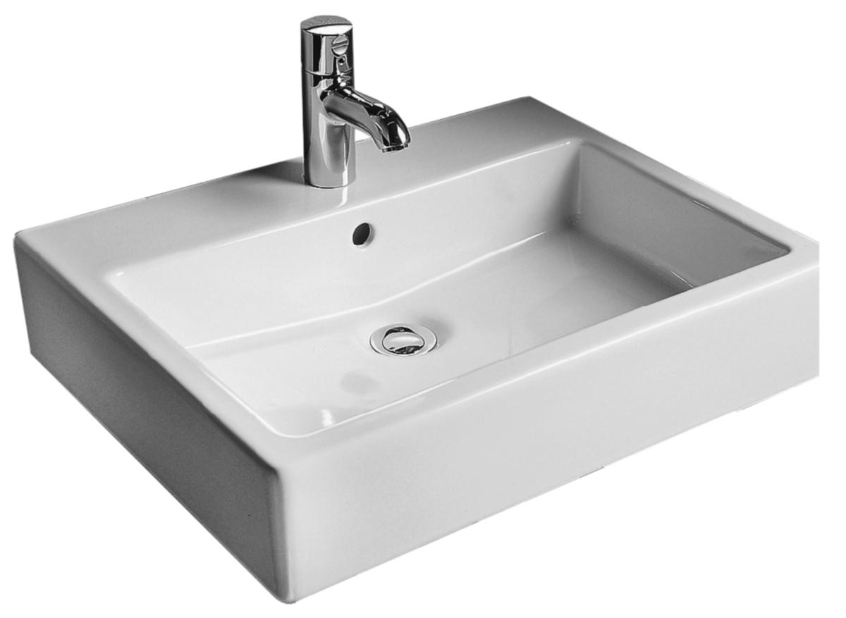 Tvättställ Vero, Duravit - DURAVIT TV.STÄLL VERO 50CM M.CENTRERAT HÅL F.BL