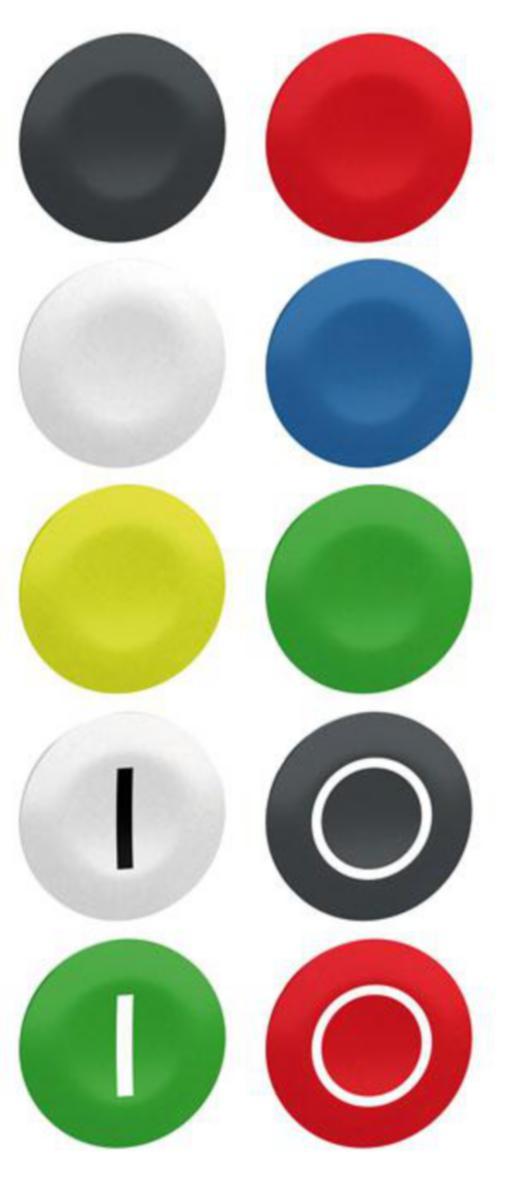 Tryckplattor ZBA - TRYCKPLATTA GRÖN VIT PIL ZBA7335