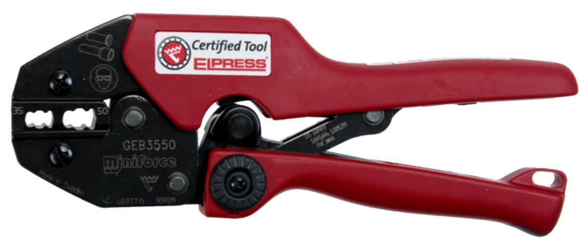 Presstång miniforce för ändhylsor - PRESSTÅNG GEB3550