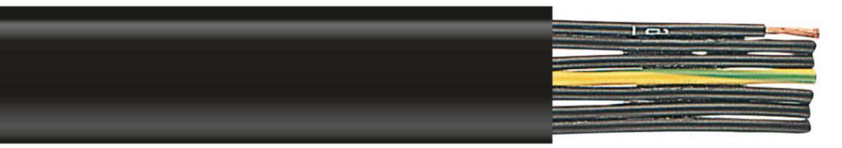 Flatkabel halogenfri NOVOFLEX HEAVY, Rutab - HEAVY LSOH/90 8G1,5