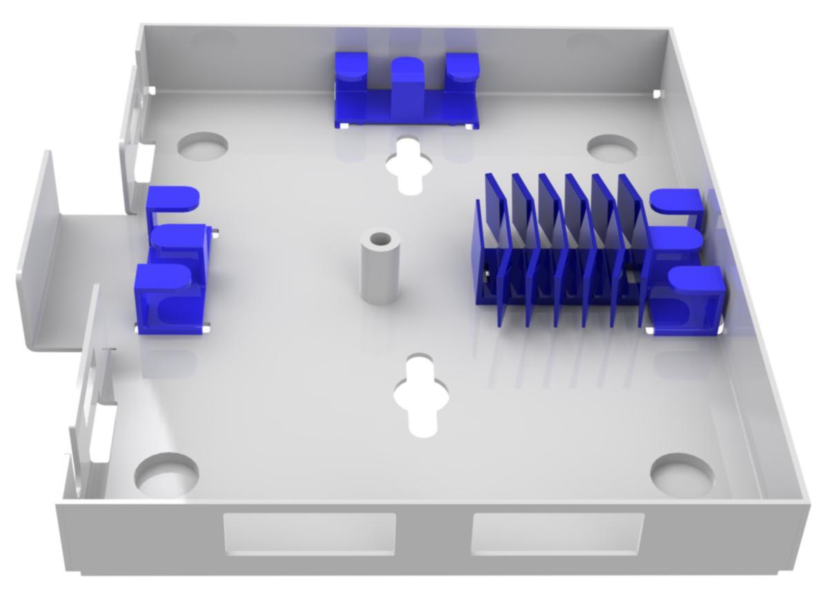 Wall box inner 4 fibre TD Fiberoptik - LM WALL MOUNT BOX 4 SC 