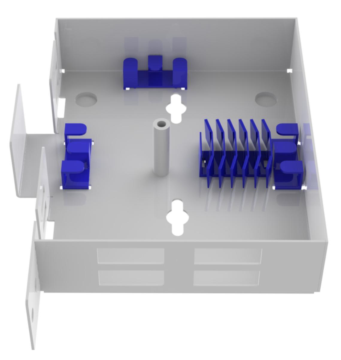 Väggbox 8 - FIBERBOX VÄGG 4XSC-DUPLEX 