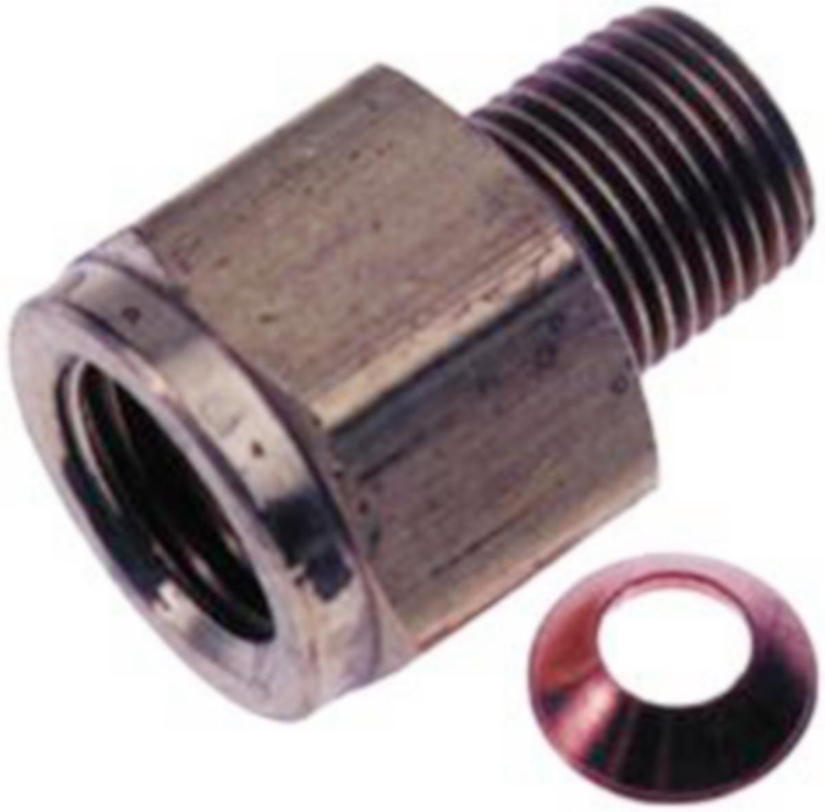 U5 Nippelmutter NPT-flare - NIPPELMUTTER U5-4A 1/4 X 1/8