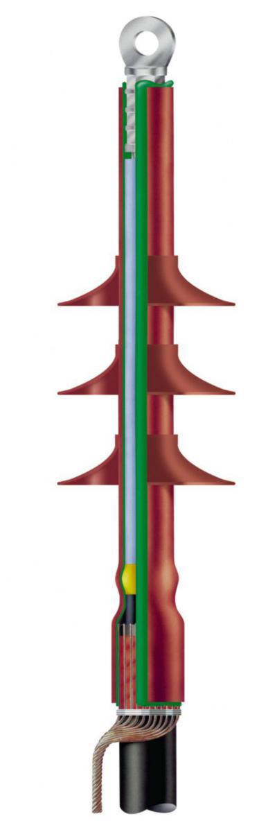 Cable end 24kV, OXSU-F 1-wire - OUTDOOR TERMINATION 24KV