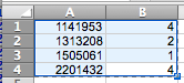 Urklipp från Excel Urklipp från Excel