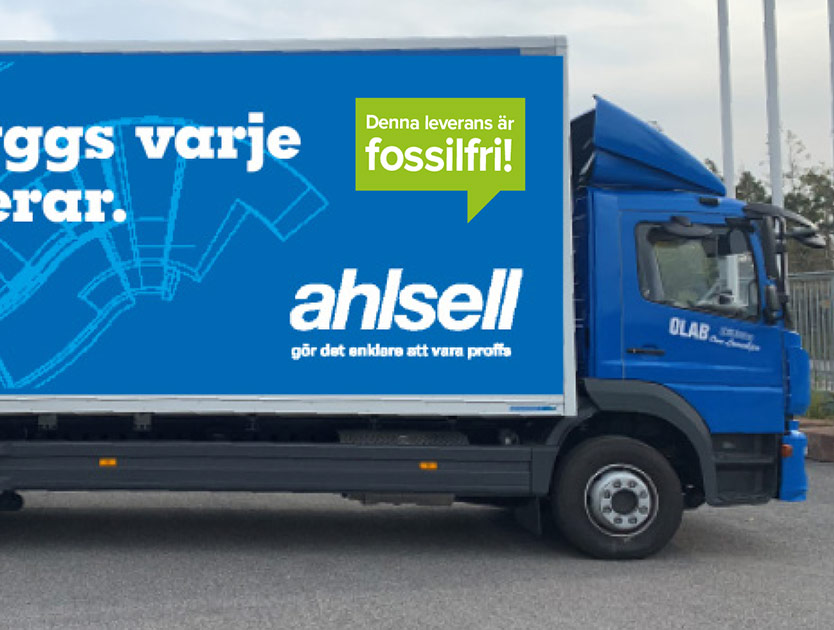 Truck fossile free delivery