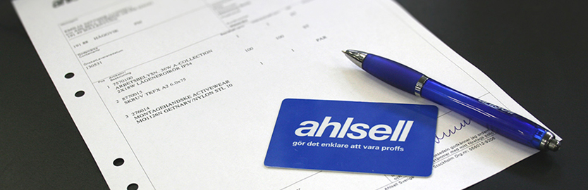 Invoice reminder Ahlsell